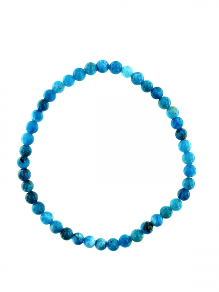 BRACCIALETTO IN PIETRA DURA -&nbsp;APATITE - ELASTICO ,
