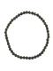 BRACCIALETTO IN PIETRA DURA - OSSIDIANA ORO - ELAS