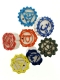 SET PORTA INCENSO IN CERAMICA 7 CHAKRAOGNI S