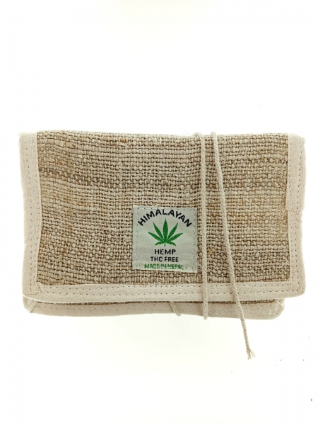 PORTATABACCO IN CANAPA E COTONE CON BORDO COTONE B