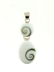 PENDENTE&nbsp;IN ARGENTO&nbsp;CON CONCHIGLIA OCCHIO DI SHIVA