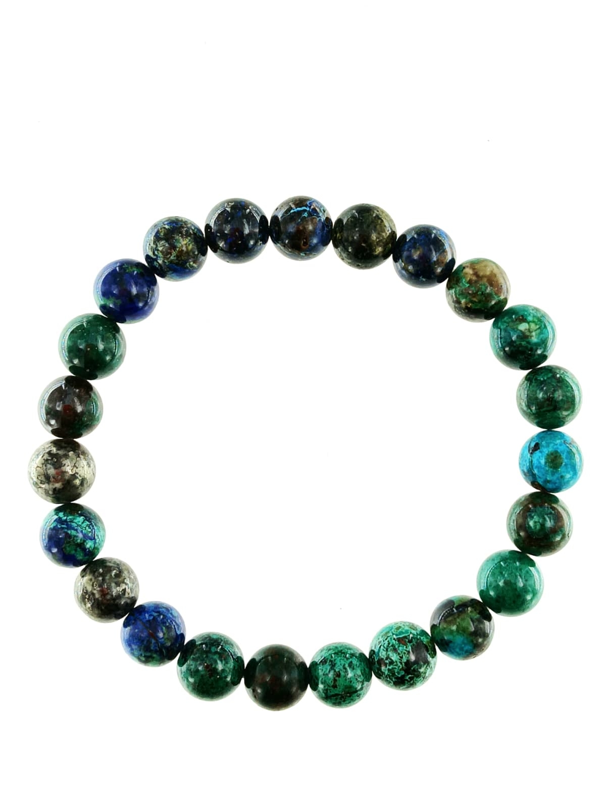 BRACCIALETTO AZURITE MALCHITE IN PIETRA DURA ELAST BRACCIALETTO AZURITE MALCHITE IN PIETRA DURA ELAST
