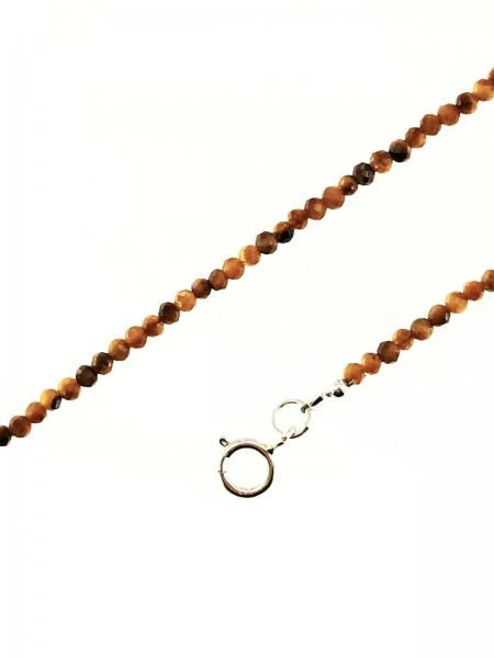 BRACCIALE&nbsp;IN ARGENTO&nbsp;E PIETRA DURA -&nbsp;OCCHI