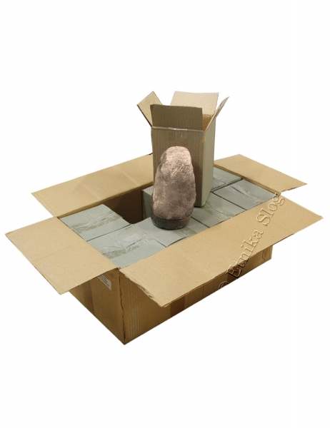 SCATOLONE SET COMPLETO DA&nbsp;8 LAMPADE DI SALE&nbsp;GRIGIO