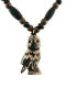 COLLANA CORDONCINO CON PERLINE E PENDENTE FATTO DI