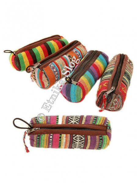ASTUCCIO A TUBO IN COTONE.CHIUSURA ZIP E LAC