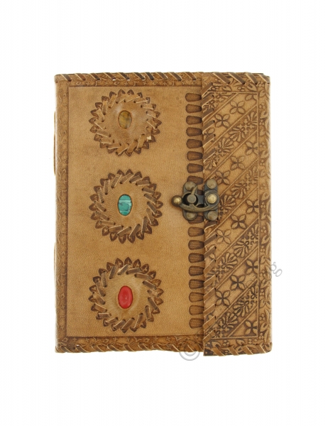 LIBRO LIBRETTO&nbsp;RILEGATO IN PELLE DI QUALITà CON FO