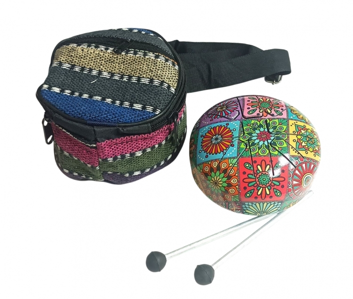 STRUMENTI MUSICALI E TAMBURI TAMBURO&nbsp;TONGUE DRUM IN METALLO, CON CUSTODIA IN - com Etnika Slog d.o.o.