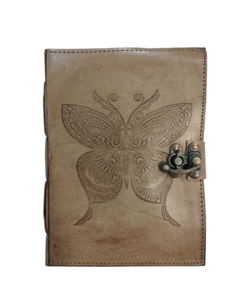 LIBRO LIBRETTO&nbsp;RILEGATO IN PELLE CON FOGLI CARTA&nbsp;N