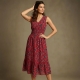 VESTITO LUNGO IN COTONE INDIANO.SPALLINE LAR