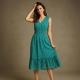 VESTITO LUNGO IN COTONE INDIANO.SPALLINE LAR
