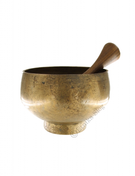 CAMPANA SCIAMANICA TIBETANA O SINGING BOWL IN LEGA