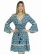 VESTITO&nbsp;LUNGO IN COTONE LEGGERO INDIANO.MANI