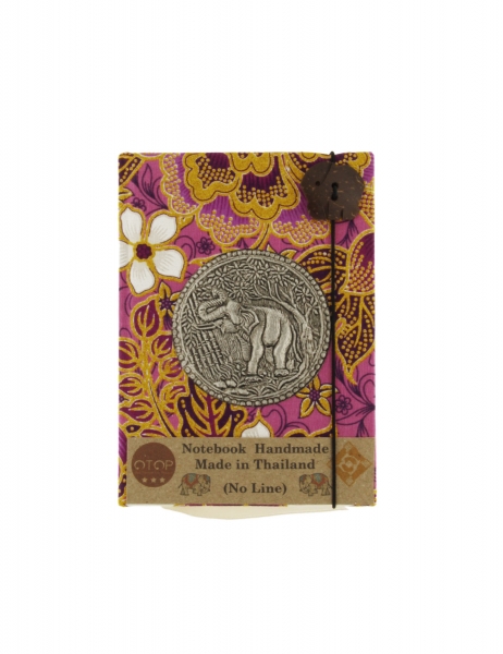 LIBRO LIBRETTO NOTEBOOK RILEGATO IN&nbsp;COTONE CON MED