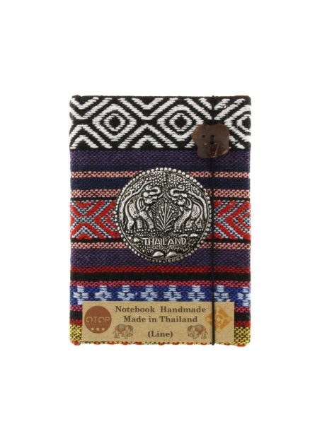 LIBRO LIBRETTO NOTEBOOK RILEGATO IN&nbsp;COTONE CON MED