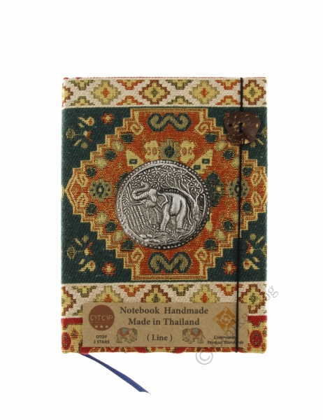 LIBRO LIBRETTO NOTEBOOK RILEGATO IN&nbsp;COTONE CON MED