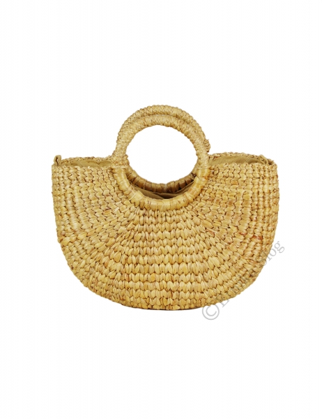 BORSA&nbsp;THAILANDESE&nbsp;DA MANO , BORSETTA TONDA IN GIAC