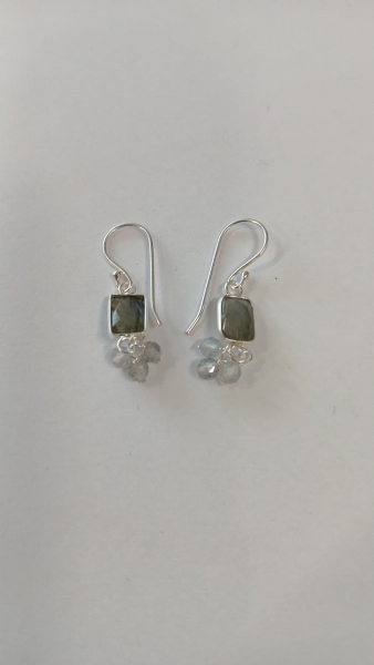 ORECCHINI&nbsp;IN ARGENTO&nbsp;E PIETRA DURA -&nbsp;LABRA
