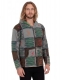 FELPA DA UOMO IN COTONE PATCHWORK STONEWASH E OVER