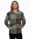 FELPA DA UOMO IN COTONE PATCHWORK STONEWASH E OVER