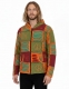 FELPA DA UOMO IN COTONE PATCHWORK STONEWASH E OVER