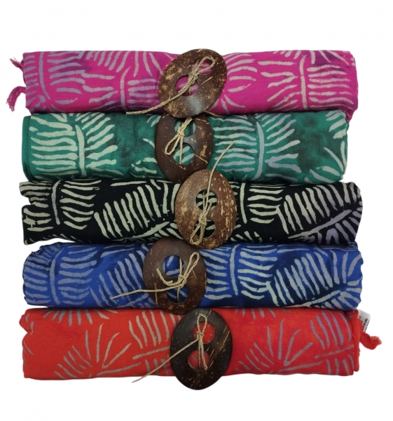 PAREO SARONG IN VISCOSA, CM 120X160.&nbsp;CHIUSURA NODO