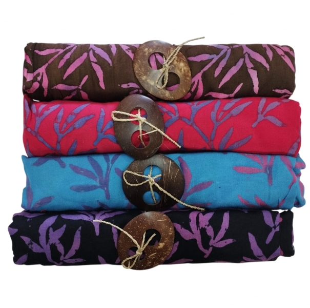 PAREO SARONG IN VISCOSA, CM 120X160.&nbsp;CHIUSURA NODO