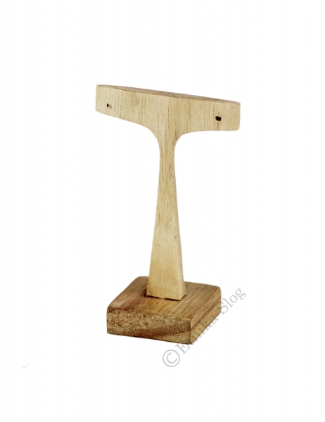 ESPOSITORE PER ORECCHINI IN LEGNO CHIARO, AL