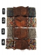 CINTURA&nbsp;ELASTICA IN MATERIALI MISTI , LEGNO E PERL