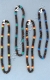 COLLANA GIROCOLLO ELASTICA CON DISCHI IN OSSO DIAM