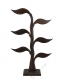 ESPOSITORE PER ORECCHINI IN LEGNO CHIARO&nbsp;CON 5 FOG