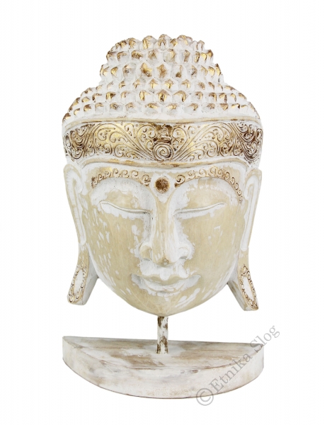 TESTA BUDDHA CON BASE , SOPRAMMOBILE OGGETTO DA DE