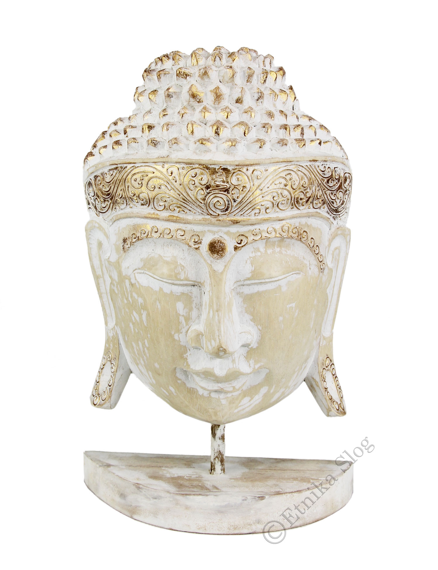 TESTA BUDDHA CON BASE , SOPRAMMOBILE OGGETTO DA DE TESTA BUDDHA CON BASE , SOPRAMMOBILE OGGETTO DA DE
