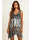 TOP TIE DYE CON TAGLI SULLA SCHIENA E FRANGE SOTTO
