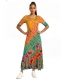 TOP TIE DYE CON TAGLI SULLA SCHIENA E FRANGE SOTTO