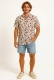 CAMICIA&nbsp;IN 100% COTONE BIANCO , MANICA CORTA , CON