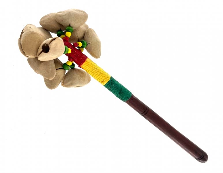 MARACAS IN LEGNO DIPINTO A MANODIMENSIONE 23