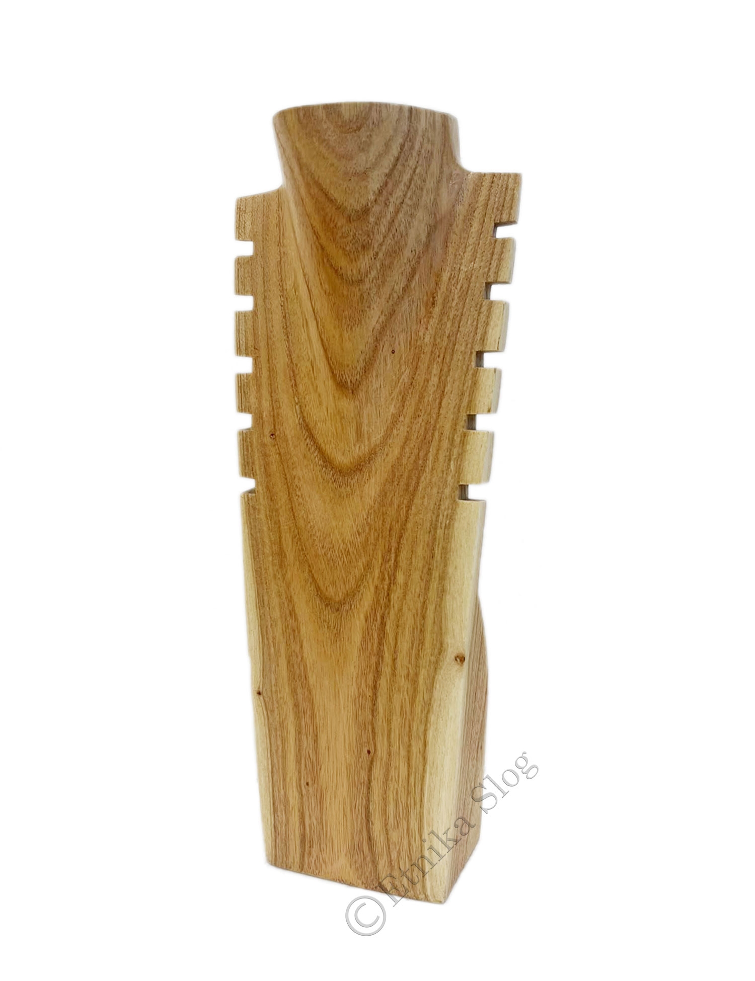 ESPOSITORE PER COLLANE IN LEGNO CON 5 INCAVI PER E ESPOSITORE PER COLLANE IN LEGNO CON 5 INCAVI PER E