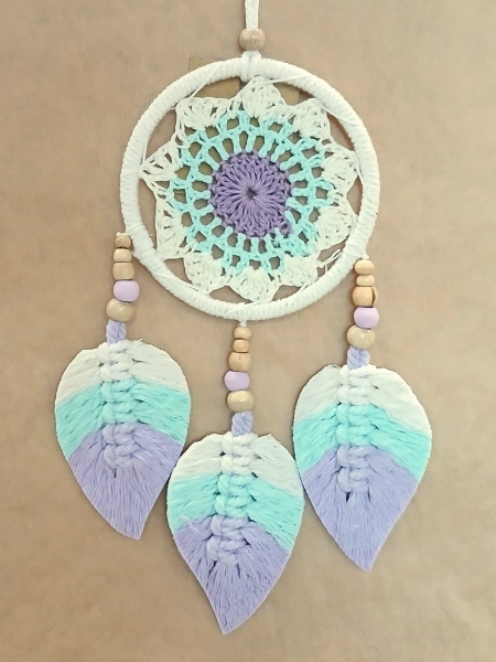 ACCHIAPPASOGNI O DREAMCATCHER INDONESIANO CON OCCH