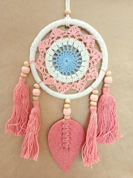 ACCHIAPPASOGNI O DREAMCATCHER INDONESIANO CON OCCH