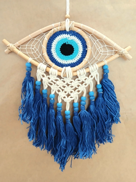 ACCHIAPPASOGNI O DREAMCATCHER INDONESIANO IN LEGNO