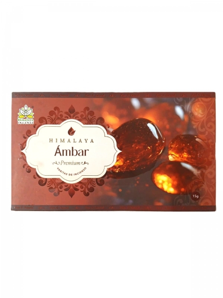 INCENSO HIMALAYA PREMIUM , FRAGRANZA AMBRA/AMBER