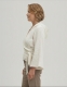 TOP BOLERO IN 100% COTONE TRAMA GROSSA , MANICA A
