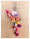PORTACHIAVI A FORMA DI&nbsp;ELEFANTE CON POM PON.