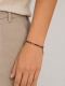 BRACCIALE&nbsp;IN PIETRE DURE E OTTONE, CHIUSURA A MOSC