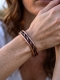 BRACCIALE APERTO IN RAME&nbsp;LISCIO CON LAVORAZIONIbr