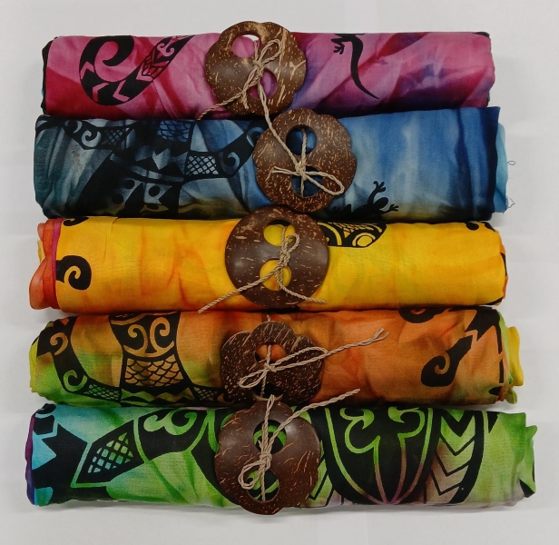 PAREO SARONG IN VISCOSA, CM 120X160.&nbsp;CHIUSURA NODO