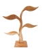 ESPOSITORE PER ORECCHINI IN LEGNO&nbsp;CHIARO CON 4 FOG