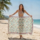 SCIARPA PAREO IN COTONE STAMPATO MISURE 180X110 CM