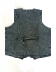 GILET IN COTONE PATCHWORK RICAMATO CON EFFETTO STO